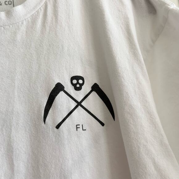 Reap & Co Barbershop Large Back Graphic T Shirt - Picture 3 of 5